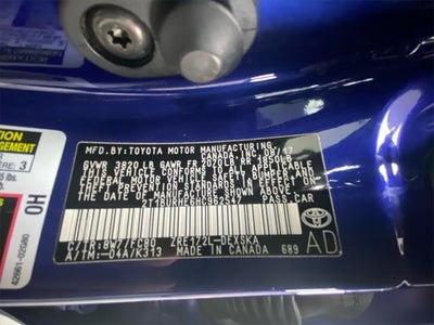 2017 Toyota COROLLA SE