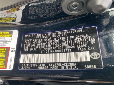 2024 Toyota CAMRY LE