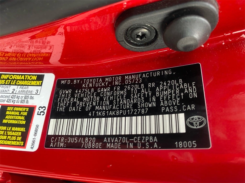 2023 Toyota CAMRY XSE