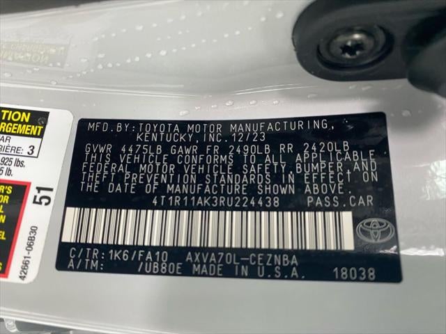 2024 Toyota CAMRY LE