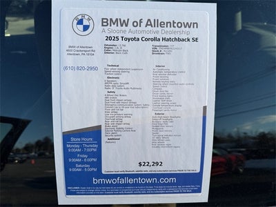 2025 Toyota Corolla Hatchback SE