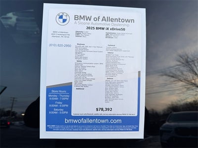 2025 BMW iX xDrive50