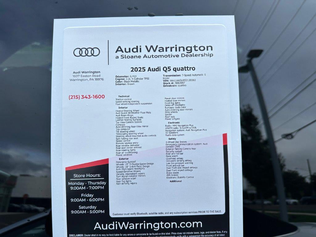 2025 Audi All-new Q5 Premium TFSI quattro S tronic