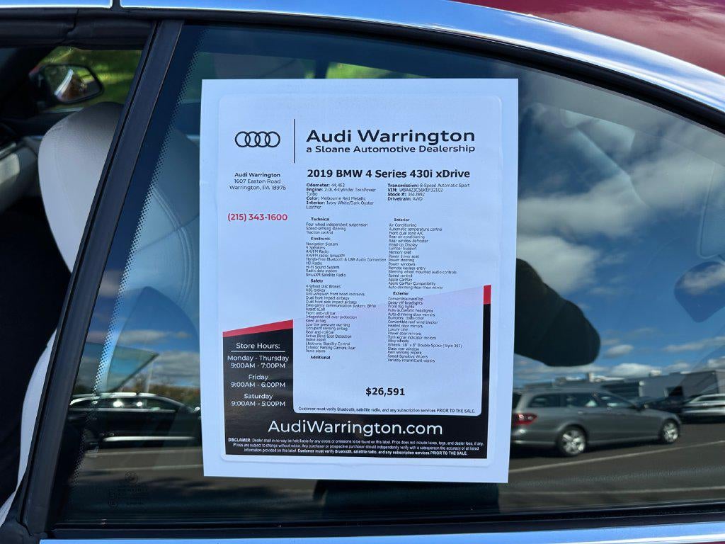 2019 BMW 430i xDrive