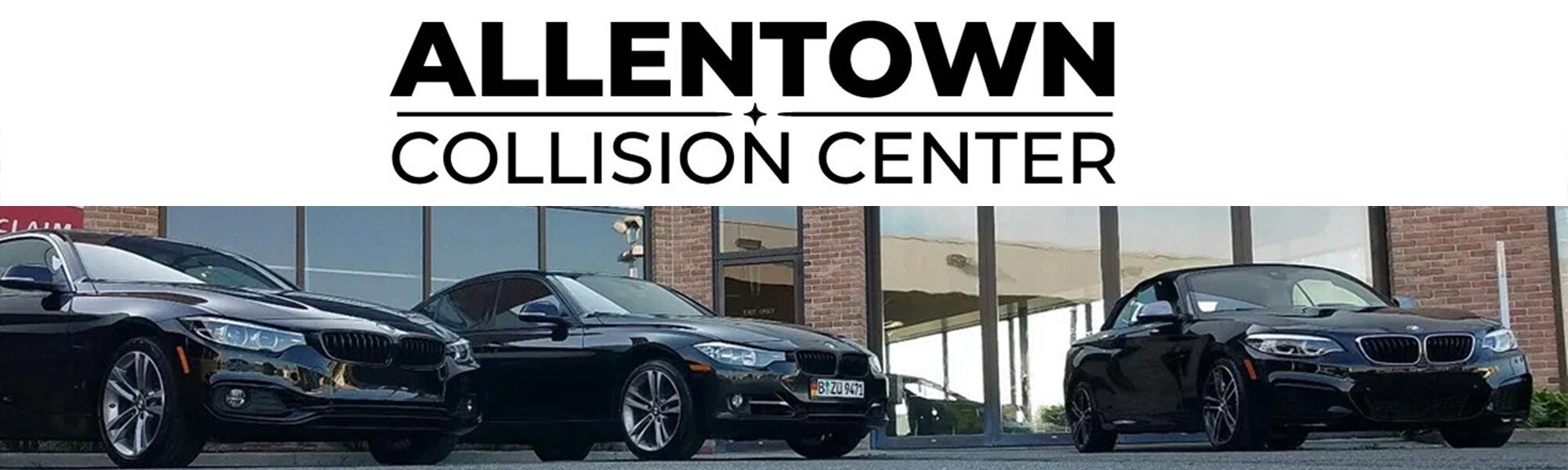 Allentown Collision Center Logo and Building.