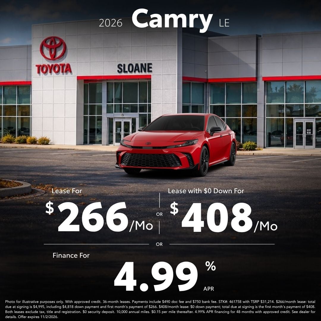 2026 Toyota Camry Deals