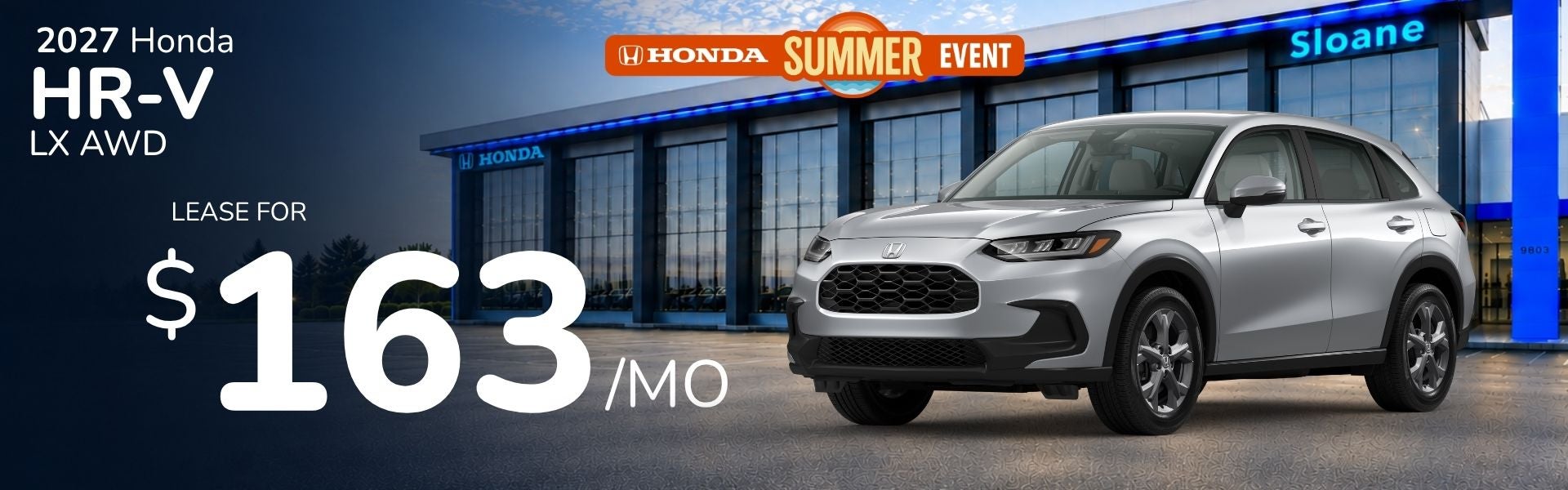 2027 Honda HR-V LX AWD Lease Offer