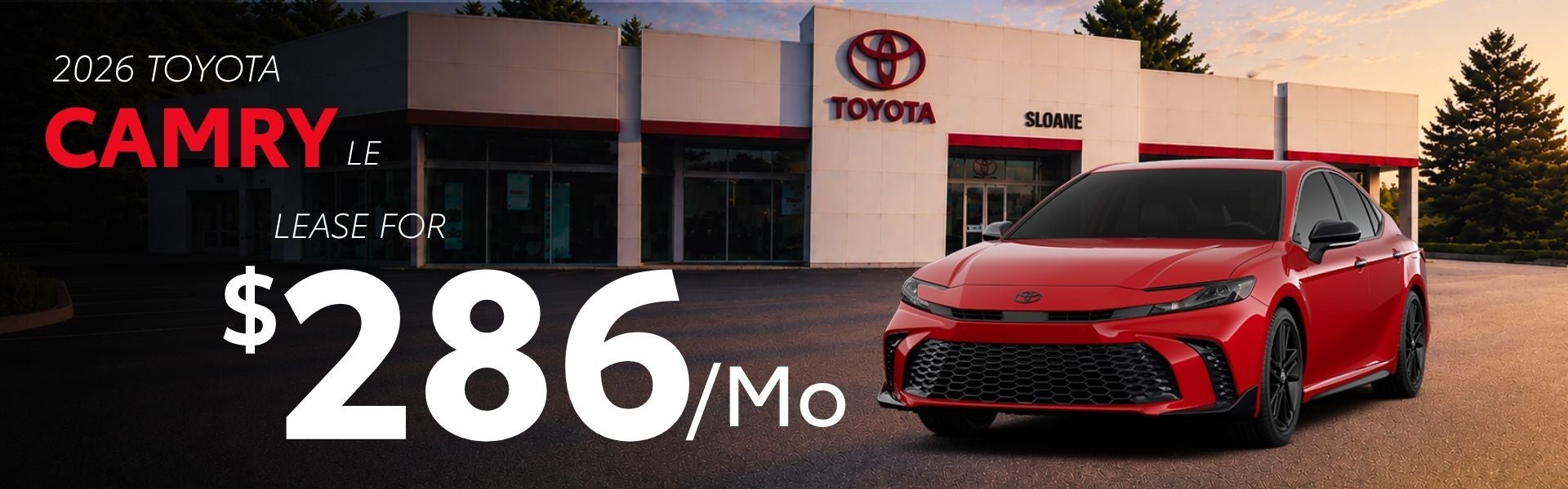 2026 Toyota Camry LE Lease Offer