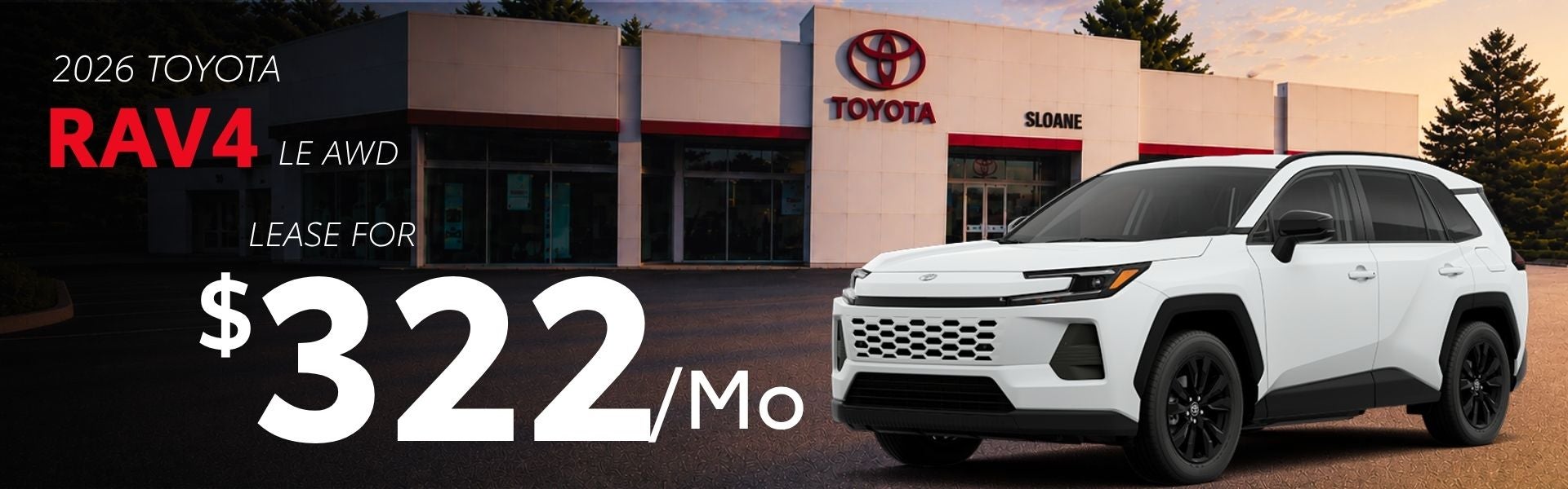 2026 Toyota RAV4 LE AWD Lease Offer