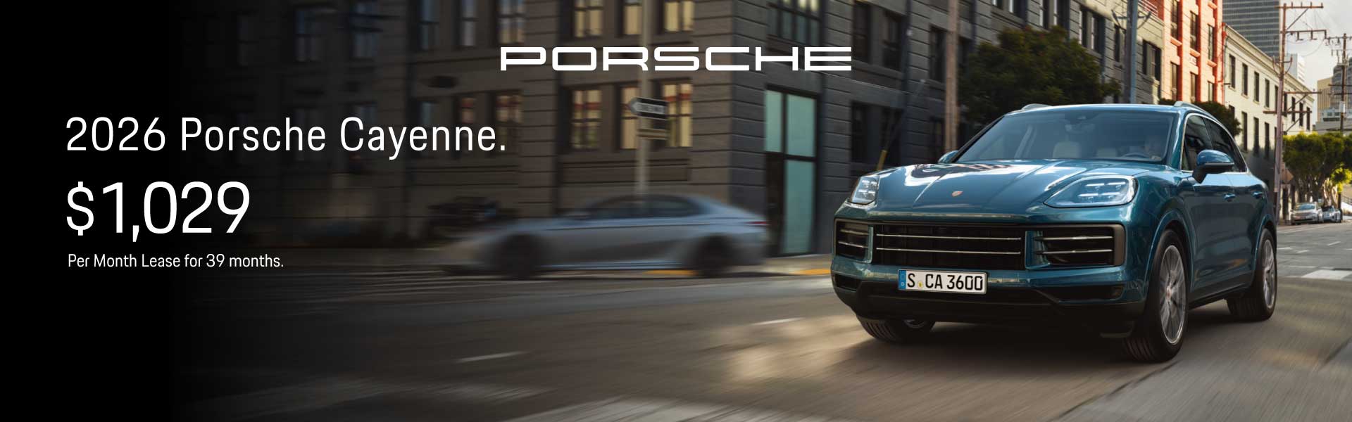 2026 Porsche Cayenne Lease Offer