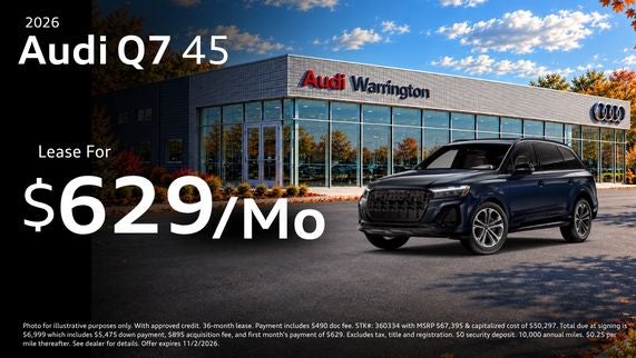 2026 Audi Q7 Lease Offer